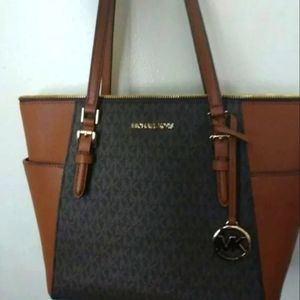 Michael Kors Brown Signature Tote